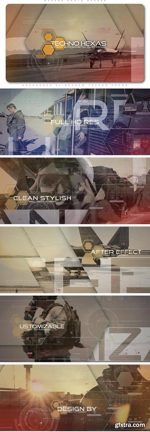 Videohive - Hexagones Opener Techno Promo - 20940209