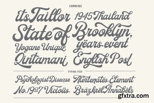 MIlestone Font Family - 3 Fonts