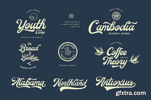 MIlestone Font Family - 3 Fonts