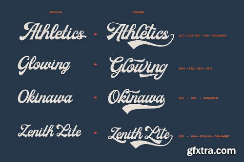 MIlestone Font Family - 3 Fonts