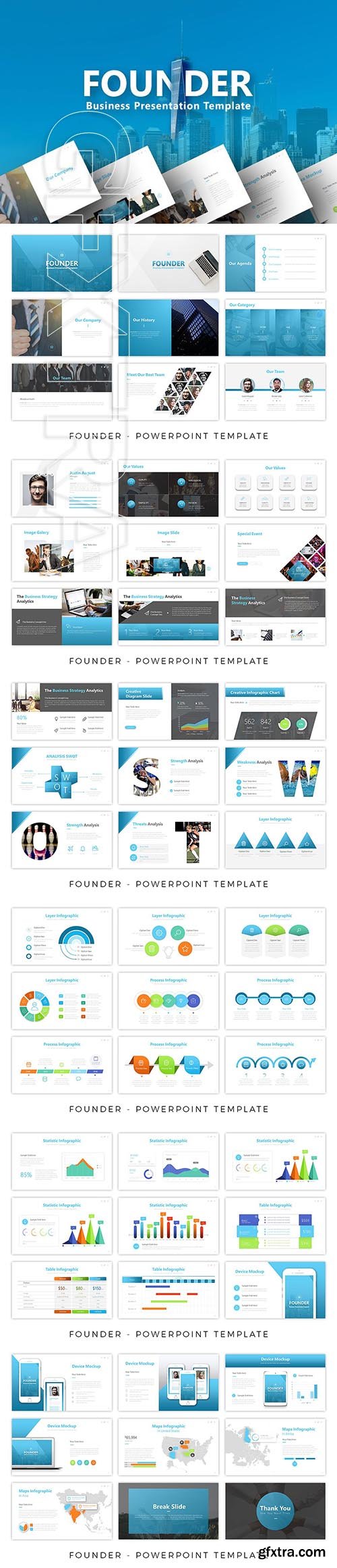 CreativeMarket - Founder - Business Powerpoint 2678867