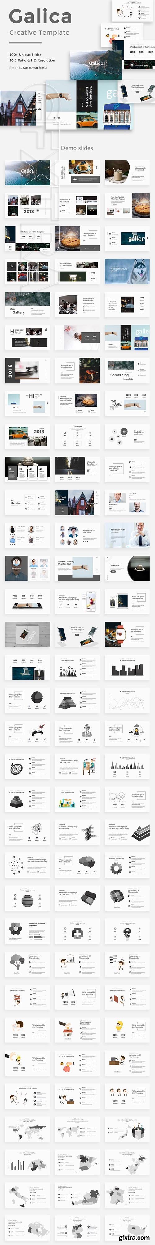 CreativeMarket - Galica Creative Powerpoint Template 2681752