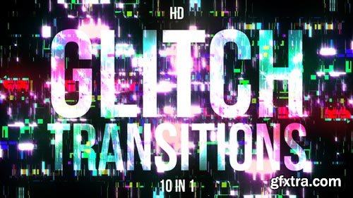 Videohive - Glitch Transitions - 21645038