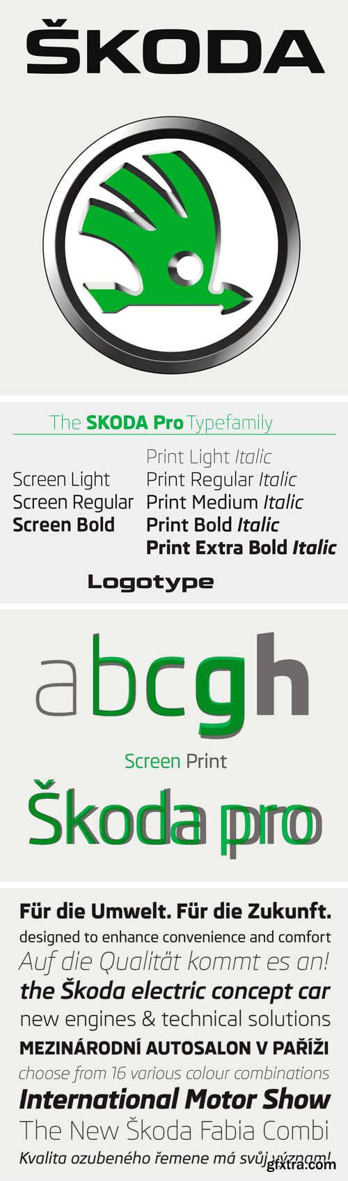 Skoda Pro Font Family