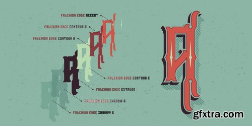 Falchion Edge Font Family