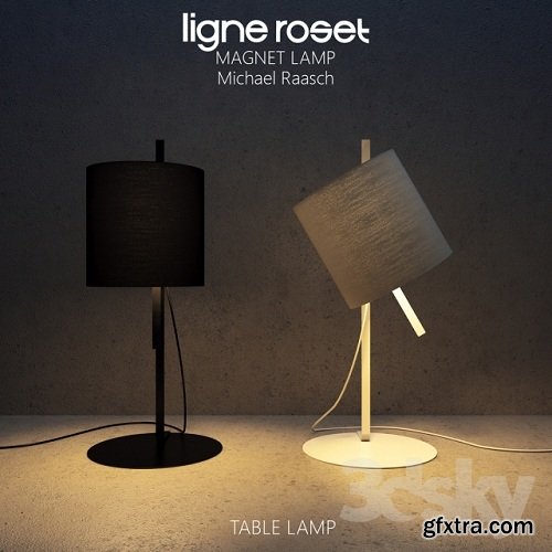 Ligne Roset Magnet Lamp 3d Model