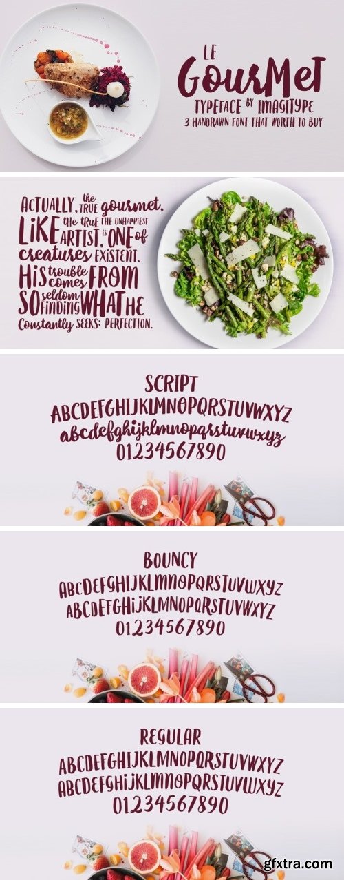 Le Gourmet Font Family