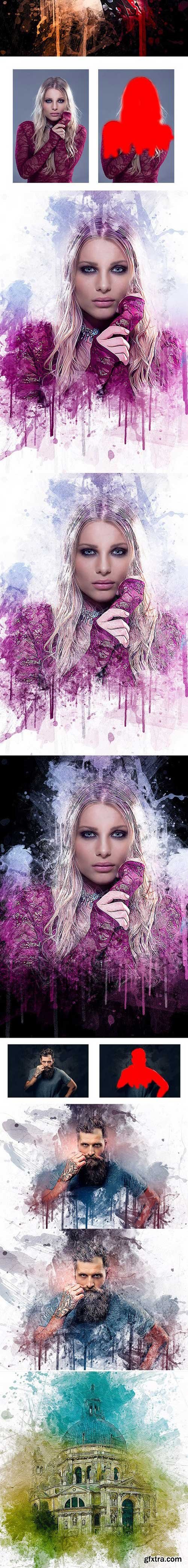 Graphicriver - Mixed 8 In 1 Photoshop Action Bundle 22133245