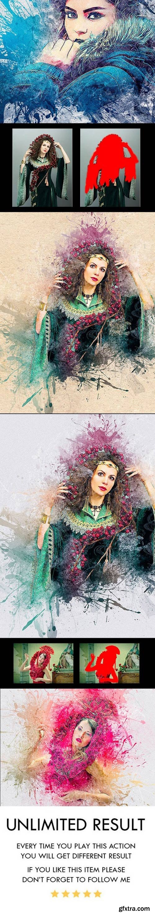 Graphicriver - Mixed 8 In 1 Photoshop Action Bundle 22133245