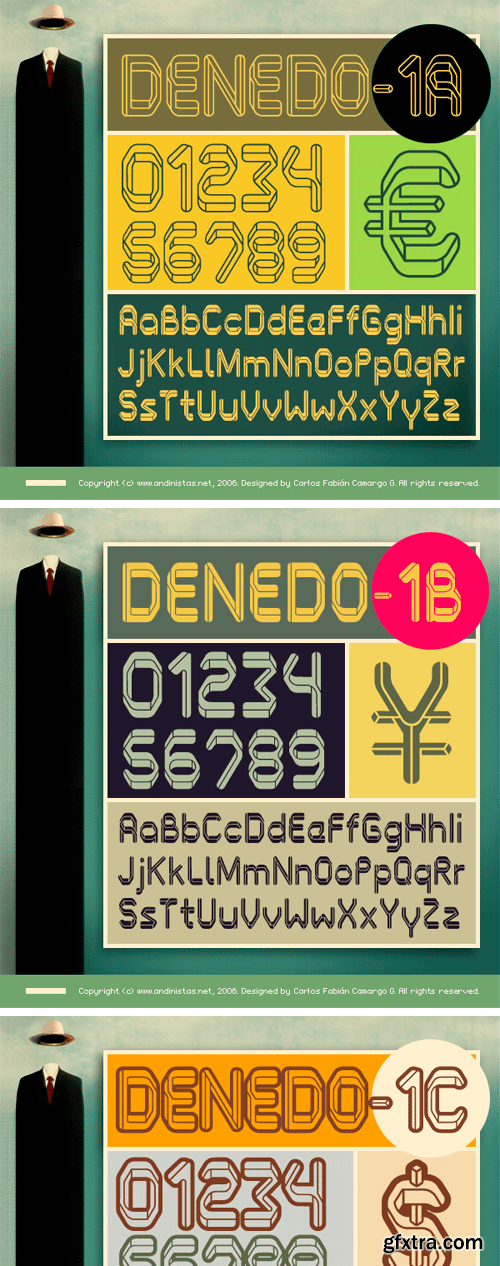 Denedo Font Family