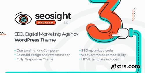 ThemeForest - Seosight v3.1 - SEO, Digital Marketing Agency WP Theme with Shop - 19245326