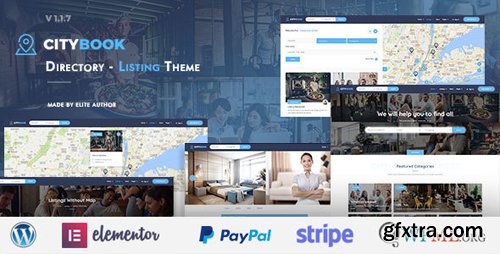 ThemeForest - CityBook v1.1.7 - Directory & Listing WordPress Theme - 21694727