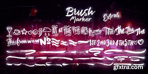 Brush Marker Font