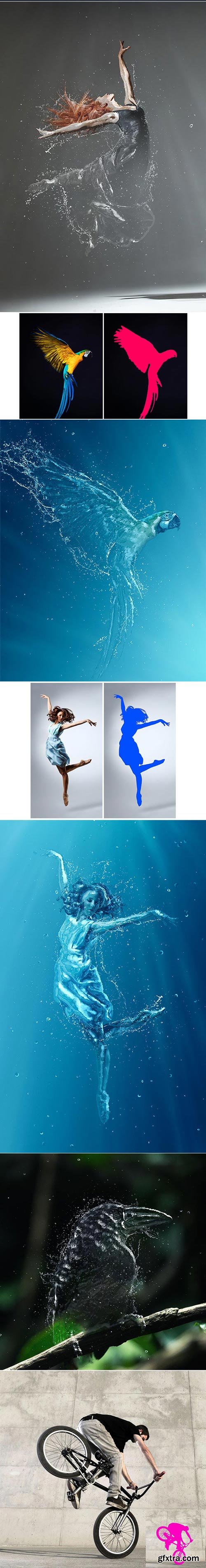 GraphicRiver - Water Photoshop Action - 18384227