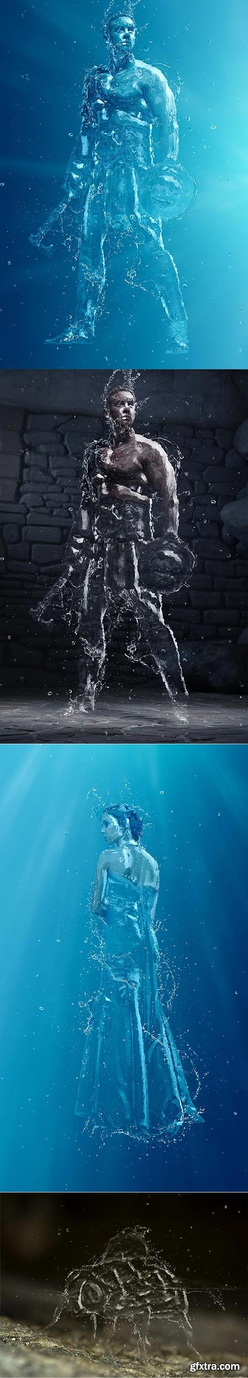 GraphicRiver - Water Photoshop Action - 18384227