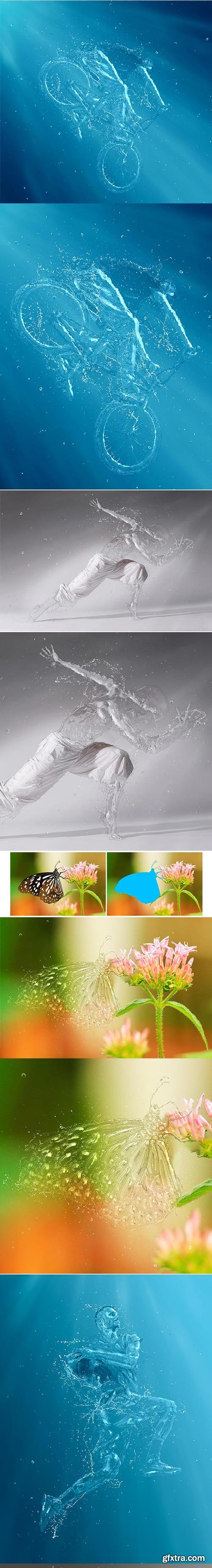 GraphicRiver - Water Photoshop Action - 18384227