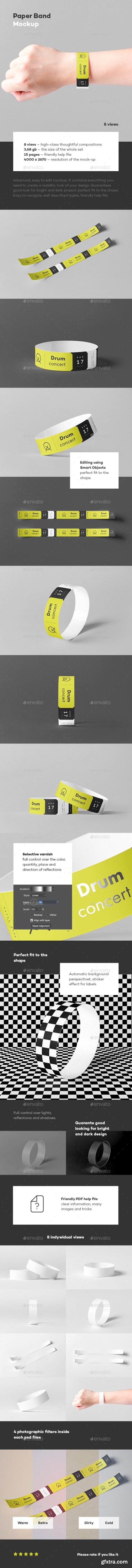 Graphicriver - Paper Band Mock-up 22171849