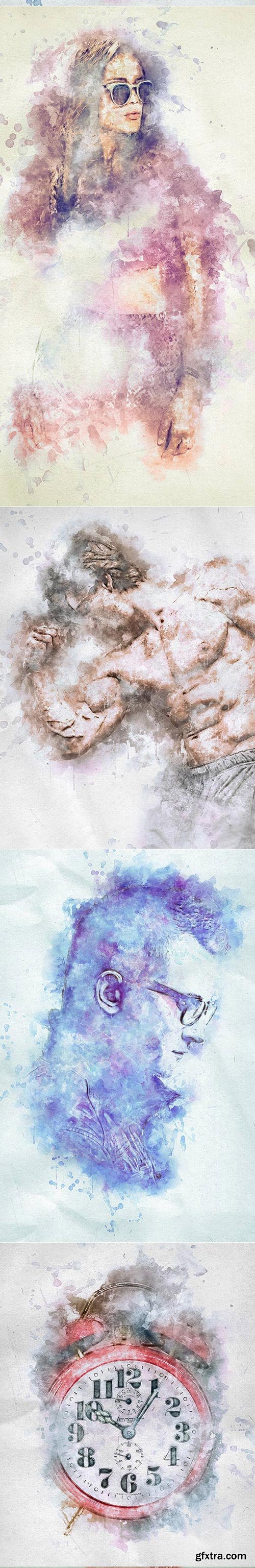 GraphicRiver - Watercolor Photoshop Action - 17015483