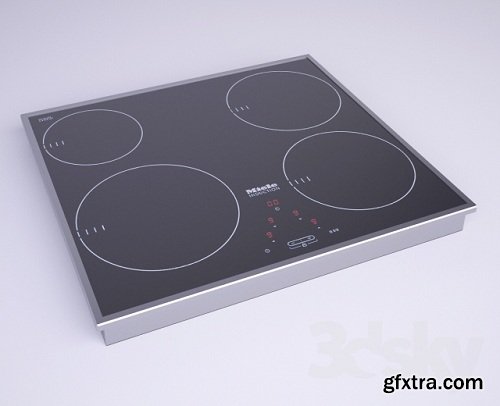 Miele stove 3d Model