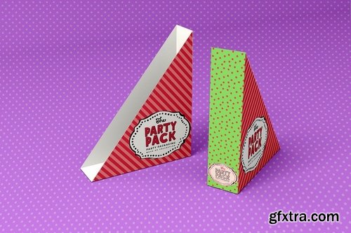 Paper Napkin Holder Party Packaging Mockup