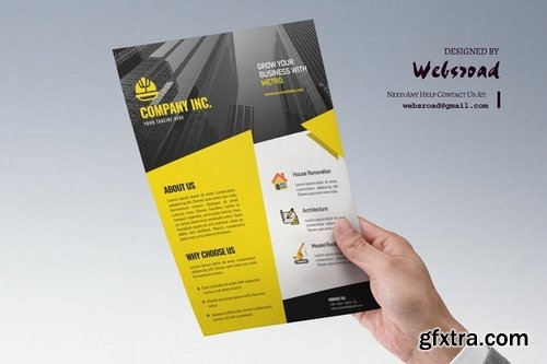 Construction Business Pricing Flyer  Flyer Templates