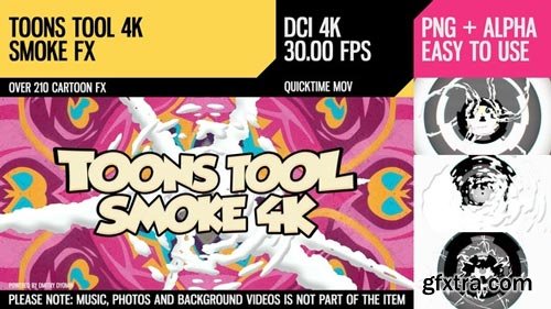 Videohive - Toons Tool 4K (Smoke FX) - 21100302