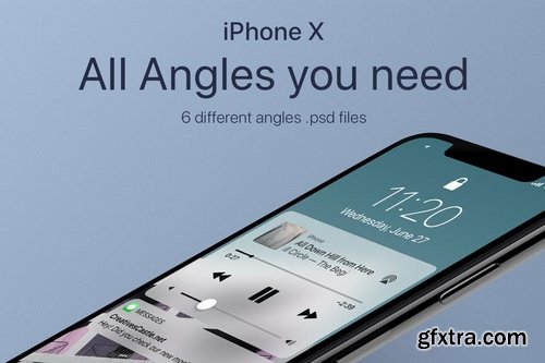 iPhone X PSD Mockup