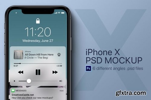 iPhone X PSD Mockup