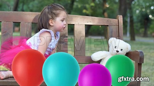 Colorful Balloons Transitions Pack 87768