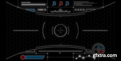 Videohive Futuristic HUD 2 12123064