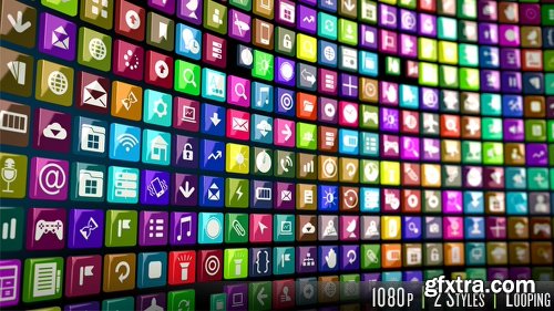 Videohive Endless Smart Phone Apps Icons 14522983