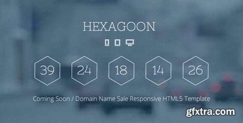 ThemeForest - Hexagoon v1.2 - Coming Soon / Domain Name Sale Template - 5913997