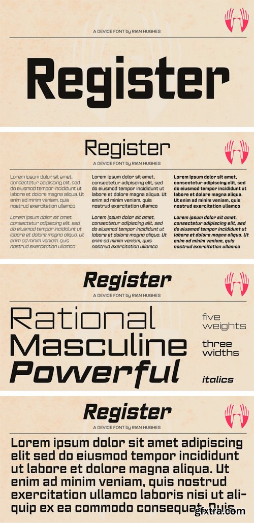 Register Font Family