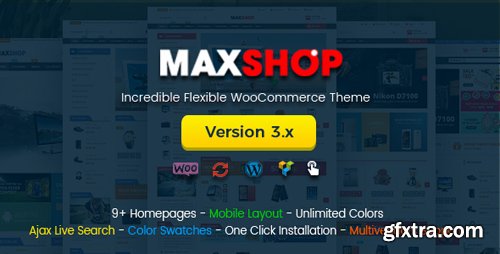 ThemeForest - Maxshop v3.3.0 - Multi-Purpose Responsive WooCommerce Theme (Mobile Layouts Included) - 11452732