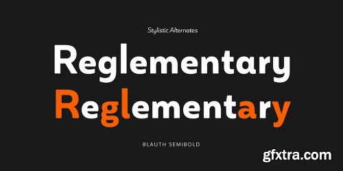 Blauth Font Family - 18 Fonts