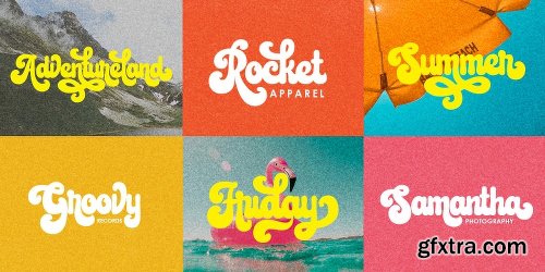 Lovadelic Font Family - 3 Fonts