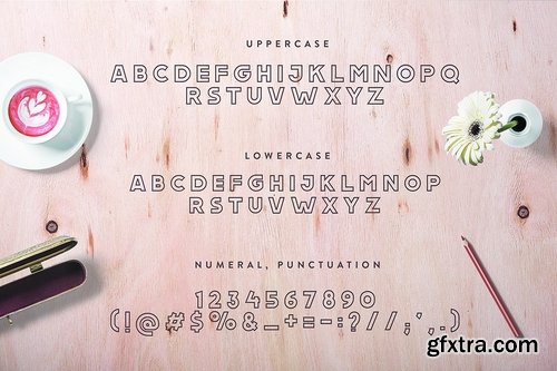 CM - Brave Hearted - Outline Font 2261491