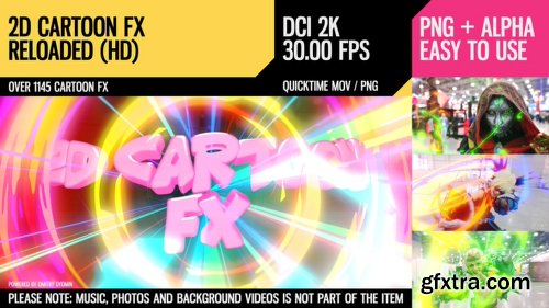 Videohive 2D Cartoon FX 22145832