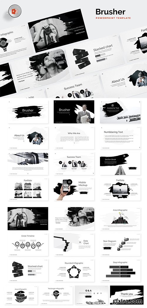 Brusher Powerpoint Template