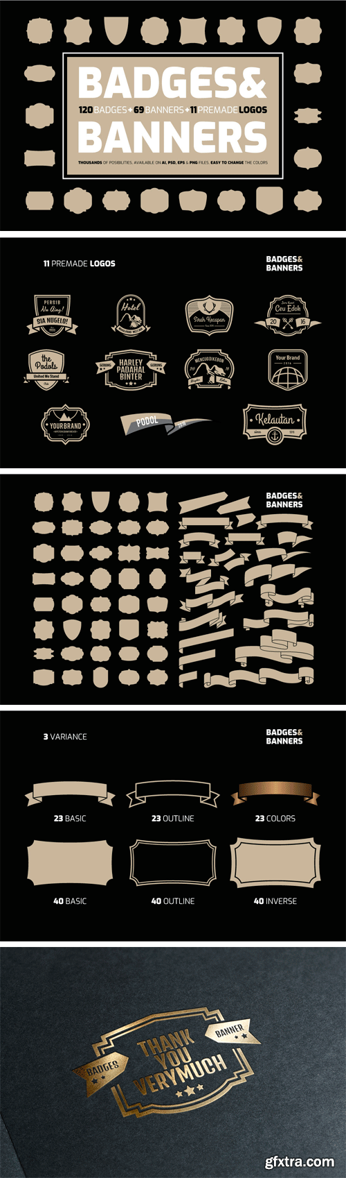 Badges & Banners Kit