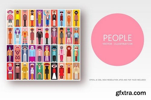 Group of people Large bundle