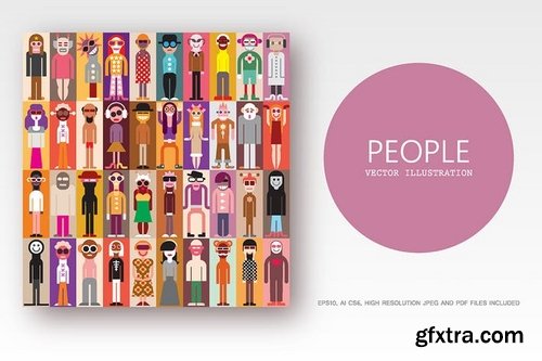 Group of people Large bundle