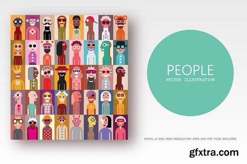 Group of people Large bundle