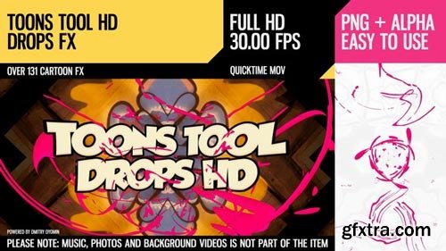 Videohive - Toons Tool HD (Drops FX) - 21202451