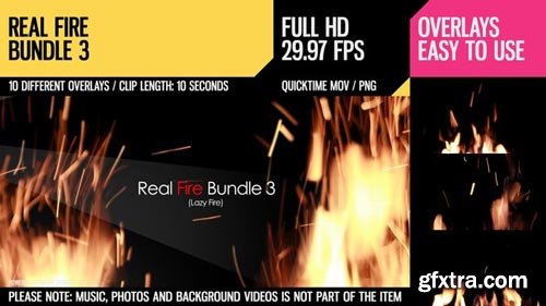 Videohive - Real Fire Bundle 3 - 6788177