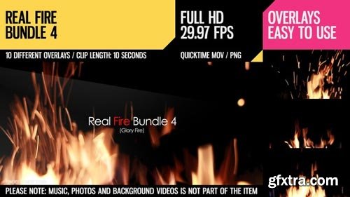 Videohive - Real Fire Bundle 4 - 6828884