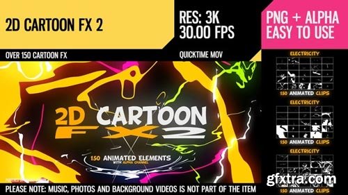 Videohive - 2D Cartoon FX 2 - 9990319