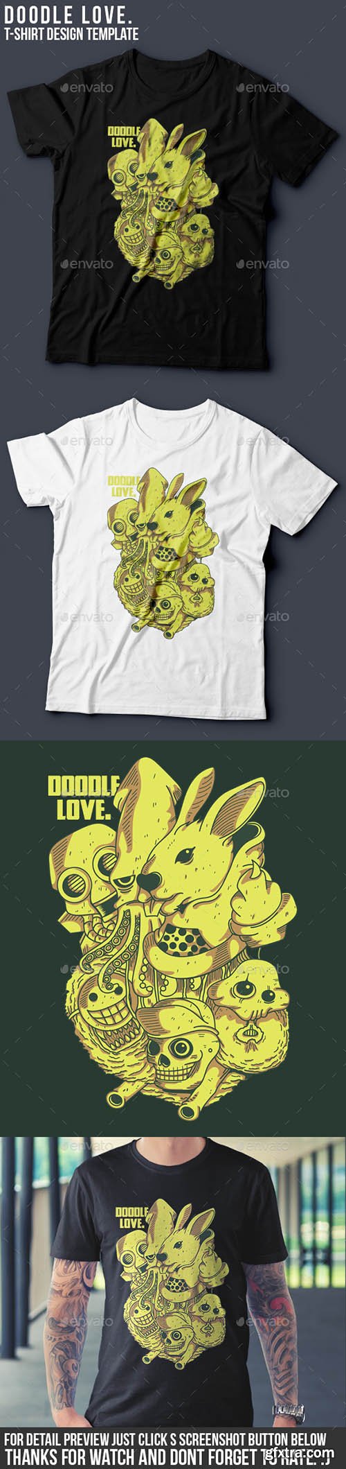 Doodles T-Shirt Template 11453739