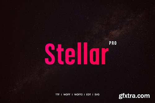 Stellar - Premium Typeface + WebFonts