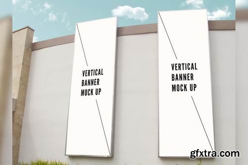 Vertical Banner Mock Up